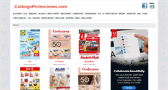 Desktop Screenshot of catalogopromociones.com